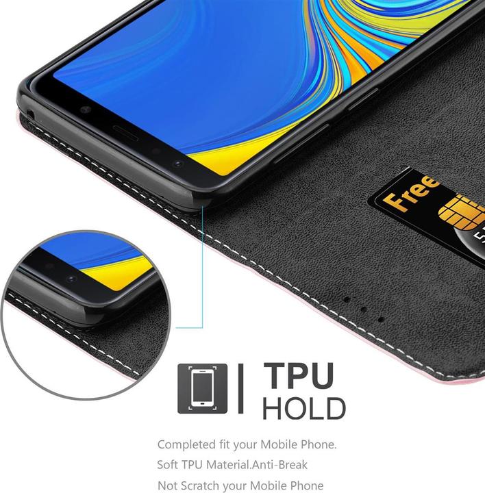 Produktbild Cadorabo X-Wallet Kunstlederkombi Hülle (Samsung Galaxy A7 (2018))