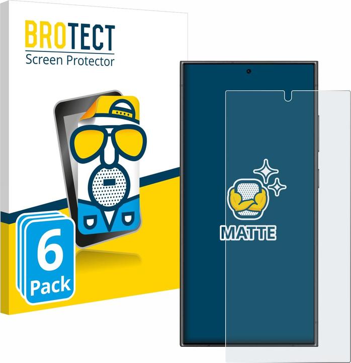 Image du produit BROTECT Film de protection antireflet Protection d'écran mat (6 pièce(s), Samsung Galaxy S24+)