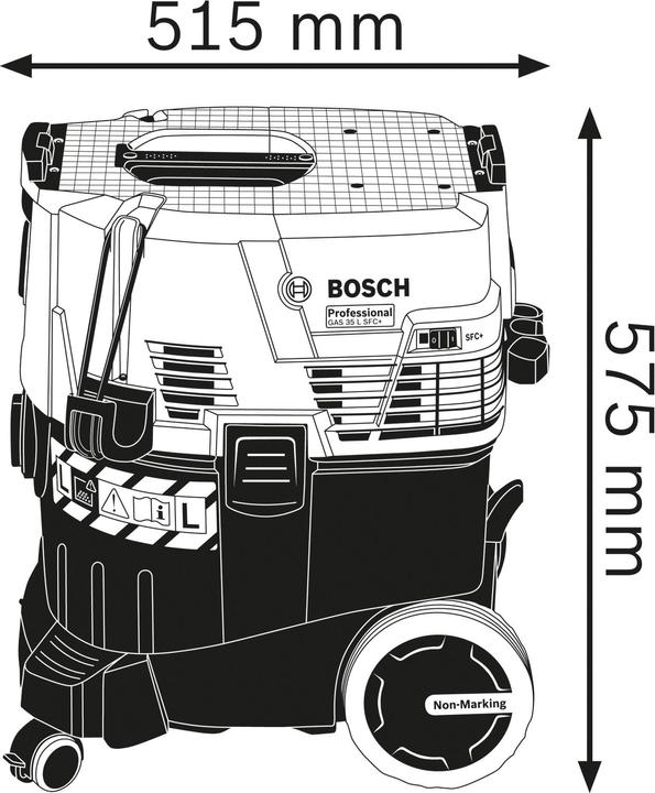 Immagine prodotto Bosch Professional Gas 35 L Sfc+ (Aspirapolvere a umido e a secco)