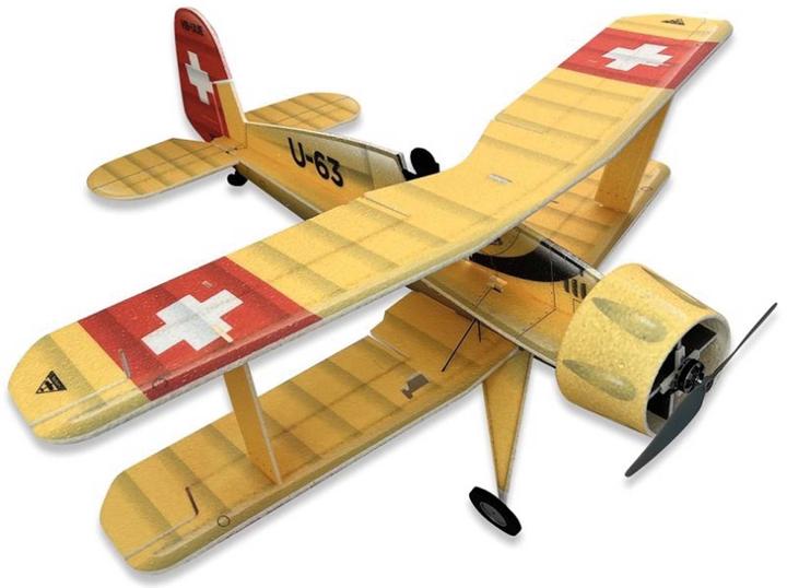 Image du produit RC Factory RC-Factory Bücker Jungmeister Yellow BACKYARD series (Voltige)