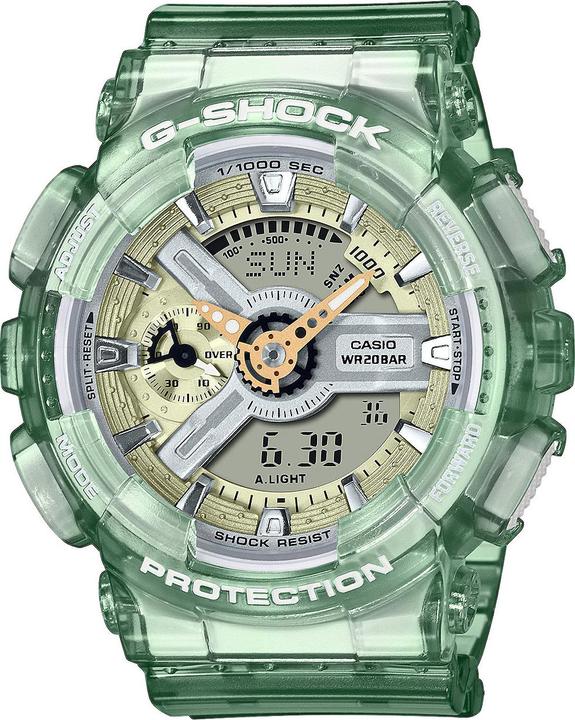 Casio G-Shock GMA-S110GS-3AER (Digitaluhr, Analoguhr, Chronograph, 46 mm)
