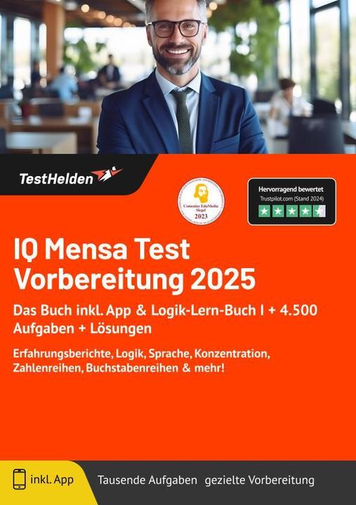 Actual product image Tom Wenk:IQ Mensa Test Vorbereitung 202 (German, Tom Wenk, 2023)