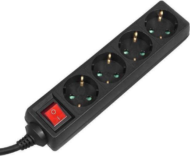 Produktbild Maclean Verlängerungskabel 4 Schubladen 5 m deutscher Typ MCE194G 3500 (4 x, CEE 7/3, 5 m)