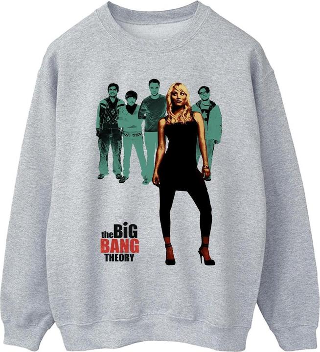 Dam Penny Stehendes Baumwoll Sweatshirt