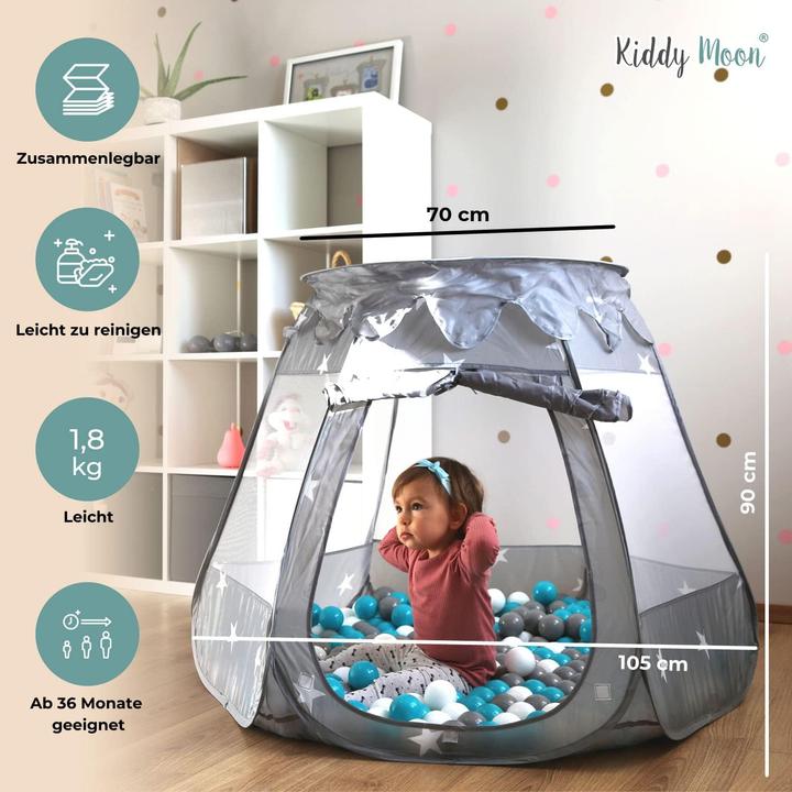 Immagine prodotto Selonis Tenda da gioco per bambini con palline di plastica