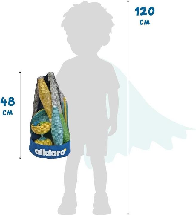 Actual product image Alldoro Juggling set in a rucksack