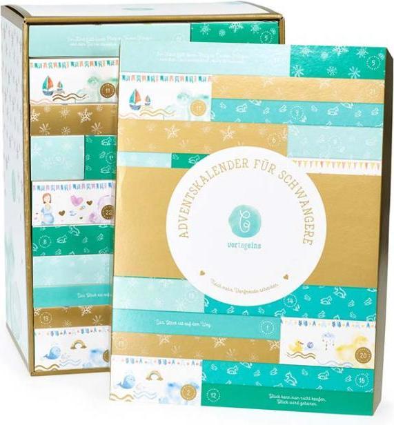 Produktbild vortageins Adventskalender für Schwangere