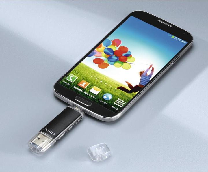 Actual product image Hama Laeta Twin (32 GB, Micro USB, USB 3.0, USB-A)