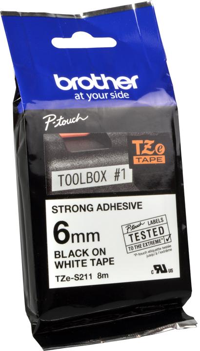 Immagine prodotto Brother Tze-S211 (0.60 cm, Bianco, Nero)