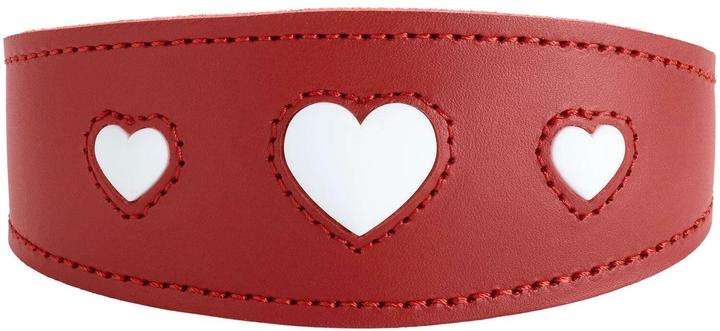 Produktbild Hunter Halsband Windhund Love 37/XS-S, Rot/Schwarz (Hund, Allgemein)