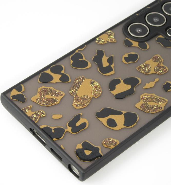 Produktbild PhoneLook Hülle Semi Transparent blurry Design Leopard (Samsung Galaxy S24 Ultra)