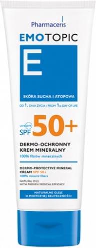 Label énergétique Pharmaceris Emotopic Crème Protectrice 100 Filtres Minéraux Spf 50 De 1 Jour De La Vie 75 Ml (Crème solaire, SPF 50, 75 ml, 5 g)