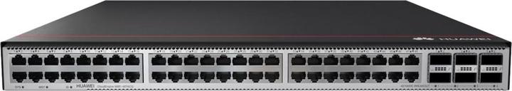 Actual product image Huawei CE6881-48T6CQ-F switch 0GE RJ45 0GE QSFP28 2xAC power modules 4xfan modules port-side (48 ports)