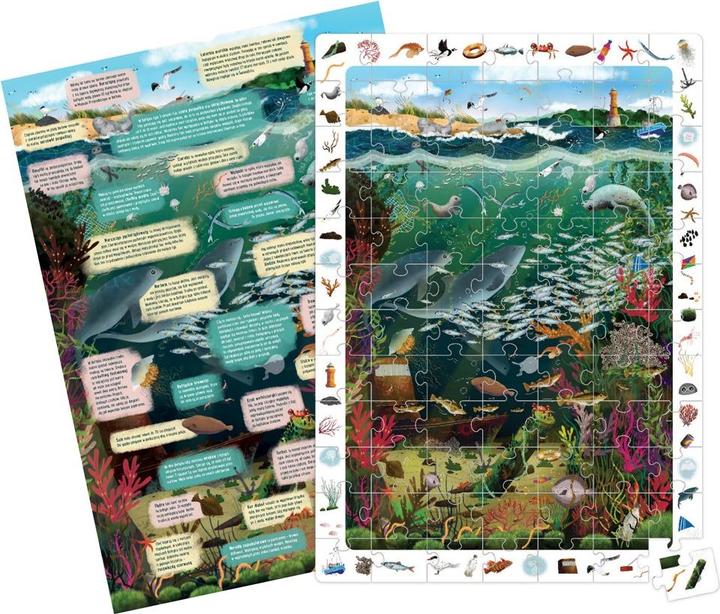 Image du produit Czuczu 5902983490708 puzzle Contour 84 pc(s) Underwater (84 pièces)