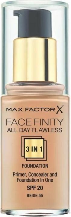 Immagine prodotto Max Factor All Day Flawless 3in1 Fond de Teint No 55 (Beige)