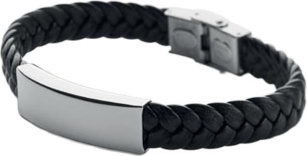 Immagine prodotto MidOcean Faulet Finta Pelle Intrecciato Braccialetto (21 cm, 100% materiale sintetico)