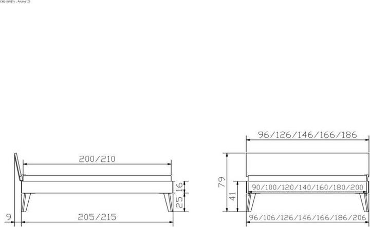 Produktbild Hasena Ancona 25 (140 x 210 cm)