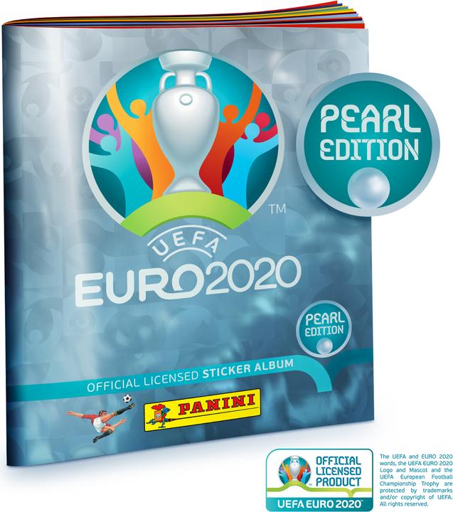 Actual product image Panini The UEFA EURO 2020 Pearl Edition official Stickeralbum