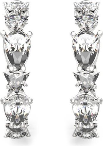 Actual product image Guess 34MM IN AND OUT CRYSTALS HOOPS earrings (Stainless steel)