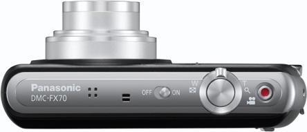 Produktbild Panasonic Lumix FX70, 14Mpixel, 5xWW-Zoom, HD-Movie, Schwarz (1/2,3'')