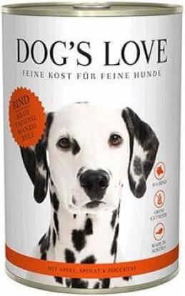 Image du produit Dog's love Adult boeuf, pomme, épinards & courgettes (Adulte, 6 pcs, 800 g)