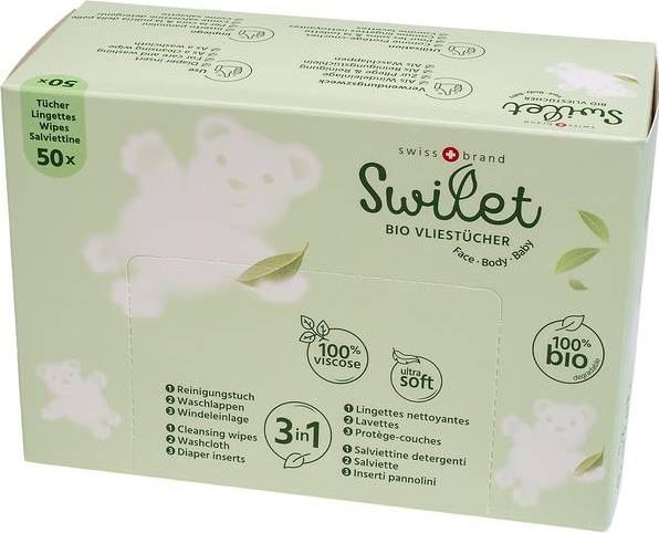 Produktbild Swilet Die Bio-Vliestücher und Windeleinlagen (50 Stück)