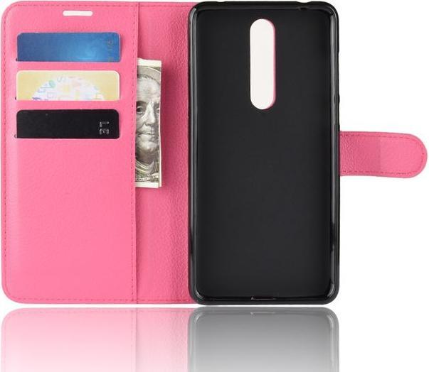 Productafbeelding MU Classic Litchi Leren Boekomslag Serie (Nokia 3.1 Plus)