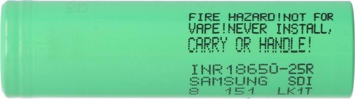 Immagine prodotto Samsung Batteria INR18650 25R, non protetta (18650, 2500 mAh)