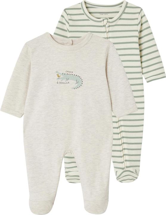 Actual product image Vertbaudet 2-pack baby jersey rompers (86)