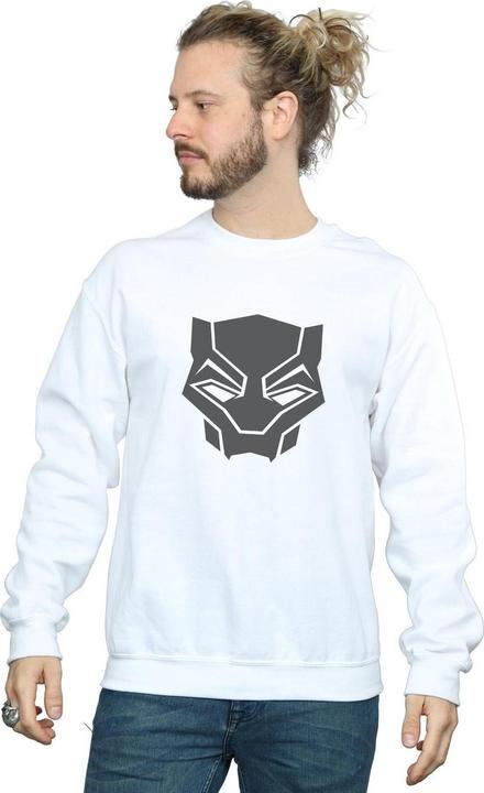Produktbild Black Panther Schwarz auf Schwarz Baumwolle Sweatshirt (L)