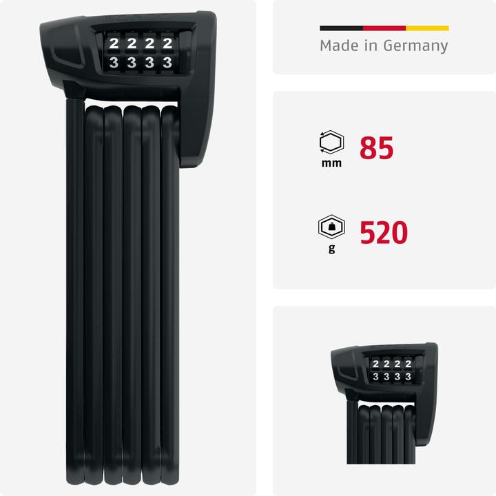 Image du produit Abus Bordo Combo Lite 6150 (85 cm)
