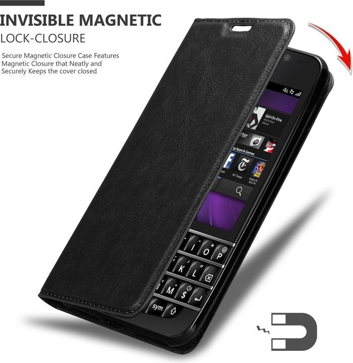 Produktbild Cadorabo Book Invisible Magnet Cover (Blackberry Q10)