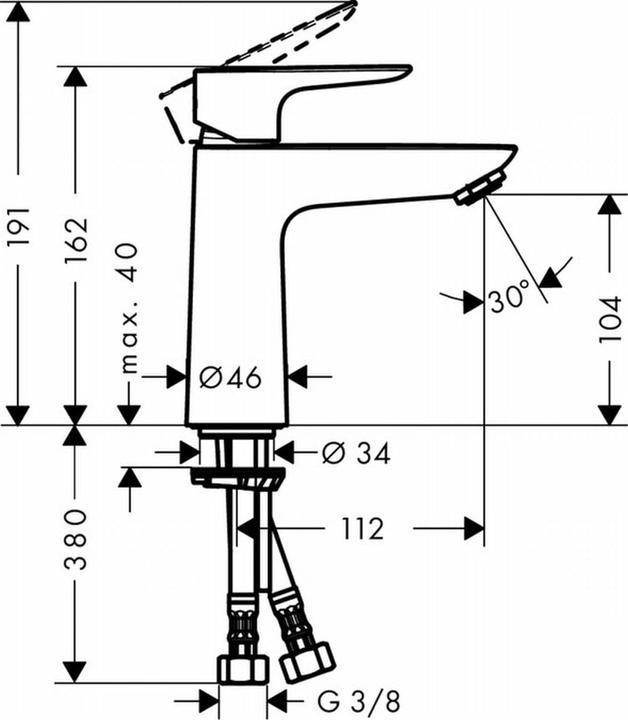 Produktbild hansgrohe Talis E Chrom