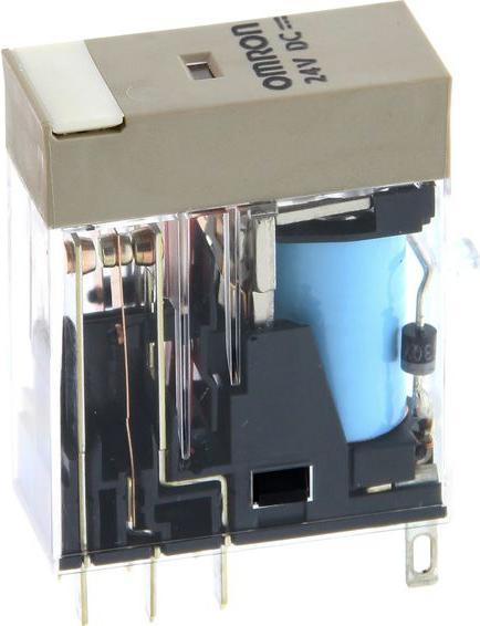 Produktbild Omron Industrial Automation Leistungsrelais G2R 2 Wechsler 5A DC 24V 1.1kOhm