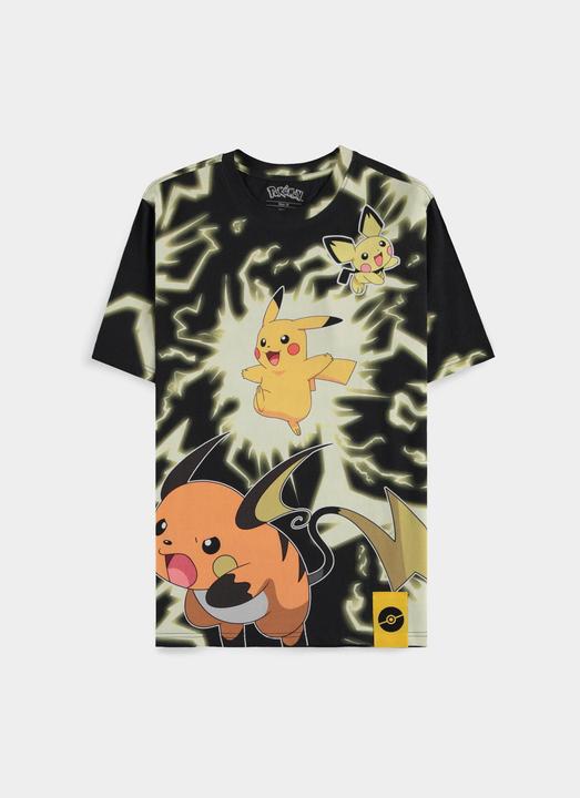 Produktbild Difuzed Pokémon - Pikachu Lightning Digital AOP Short Sleeved T-shirt - 2XL (XXL)