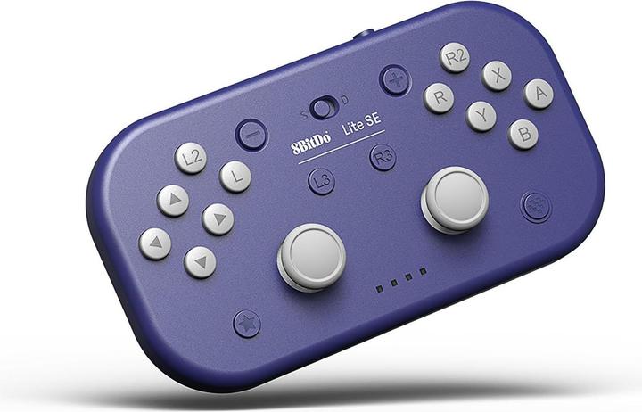 Productafbeelding 8bitdo Lite SE Paarse Editie (PC, Switch)