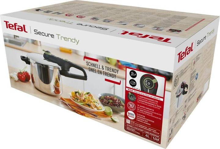 Actual product image Tefal Secure Trendy Pressure Cooker