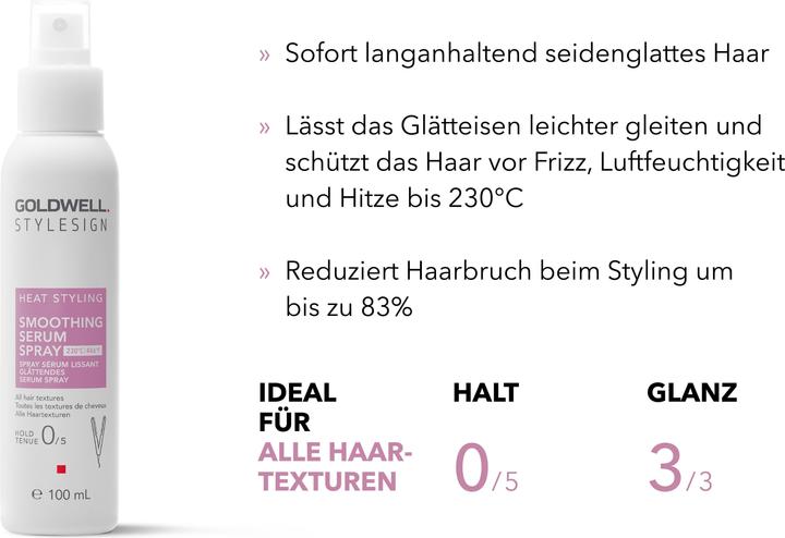 Produktbild Goldwell StyleSign Heat Styling Glättendes Serum Spray (100 ml)