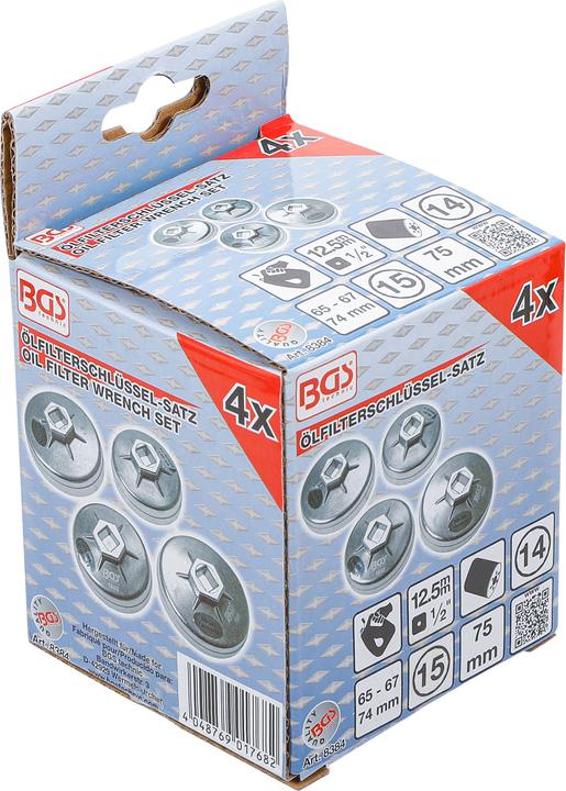 Image du produit BGS Jeu de clés pour filtres à huile