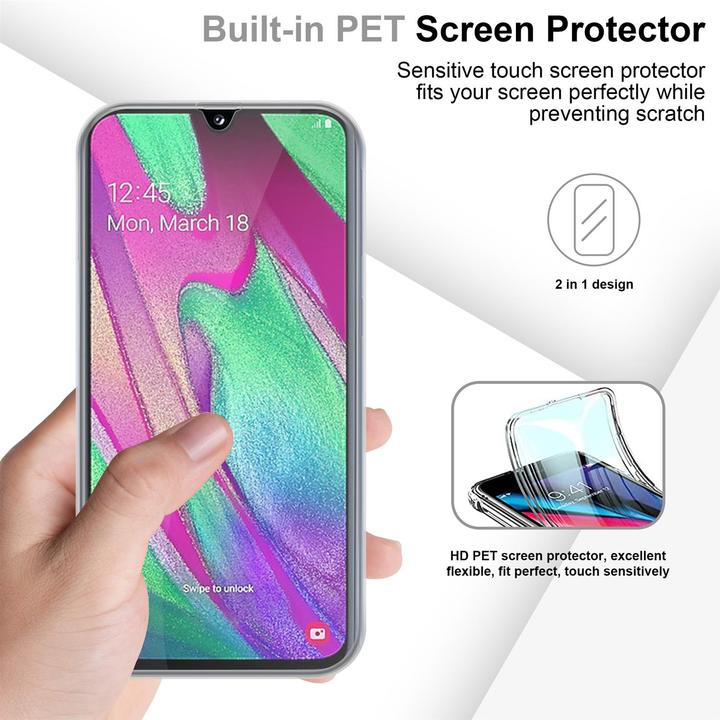 Productafbeelding Cadorabo TPU 360 graden hoesje (Samsung Galaxy A40)