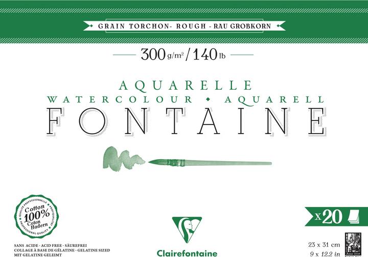 Produktbild Clairefontaine Block Fontaine GF (300 g/m², 120 x)