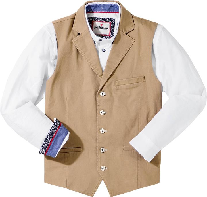 Actual product image Joe Browns Vintage Workwear Twill Waistcoat (60)