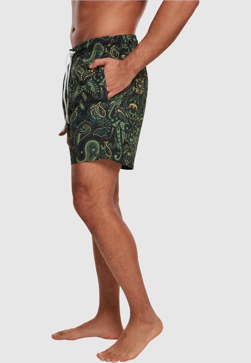 Actual product image Urban Classics Paisley Swim Shorts (L)