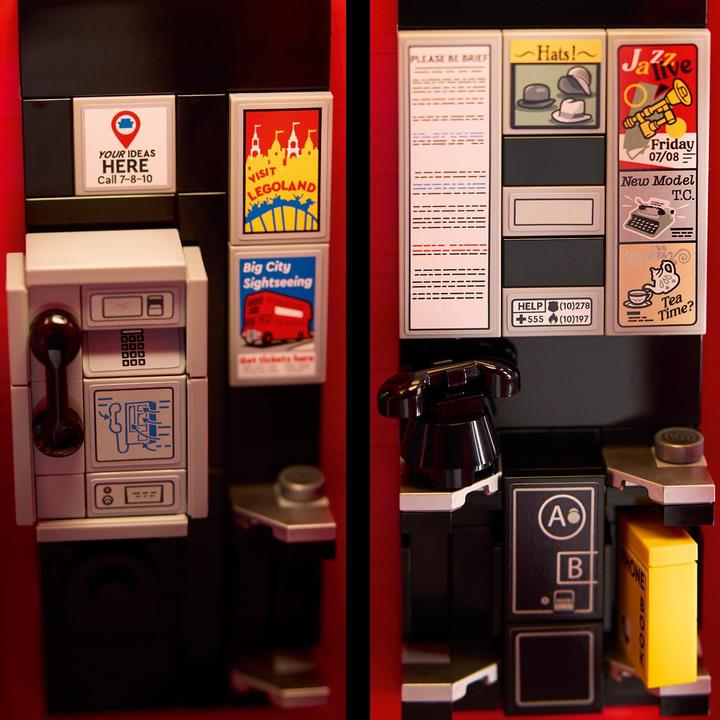 Immagine prodotto LEGO Cabina telefonica rossa di Londra (21347, LEGO Ideas, Set LEGO rari)