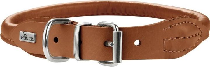 Produktbild Hunter Halsband Round & Soft, Elk, Cognac (M, Hund, Allgemein)