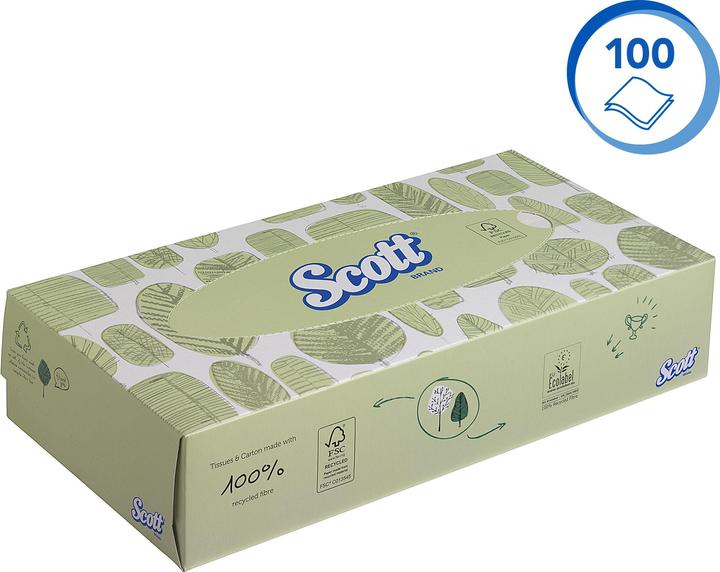 Actual product image Kimberly-Clark SCOTT Facial Tissue Standard WhiteF2
