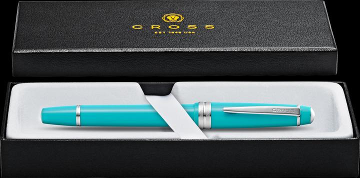 Produktbild Cross Füllfederhalter Bailey Light Türkis-Lack F-Feder Geschenkbox (Türkis-Lack, 1 x)