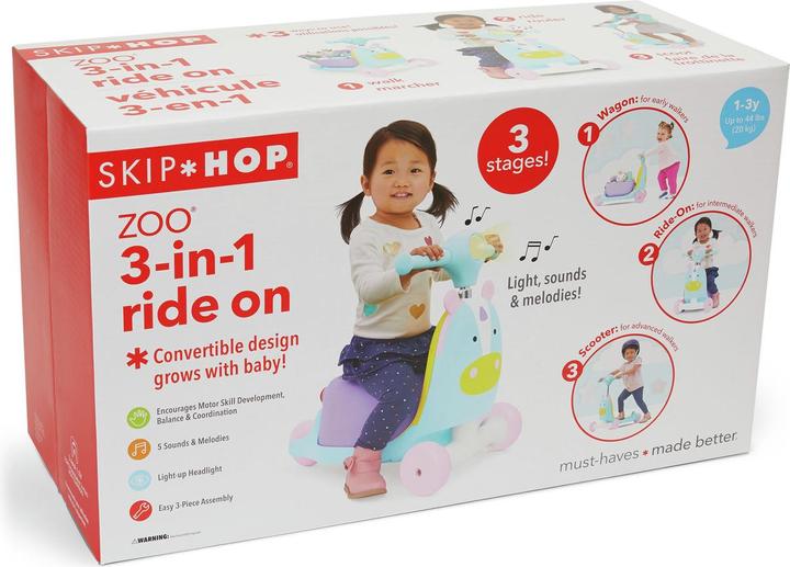 Actual product image Skiphop Zoo Ride On Toy