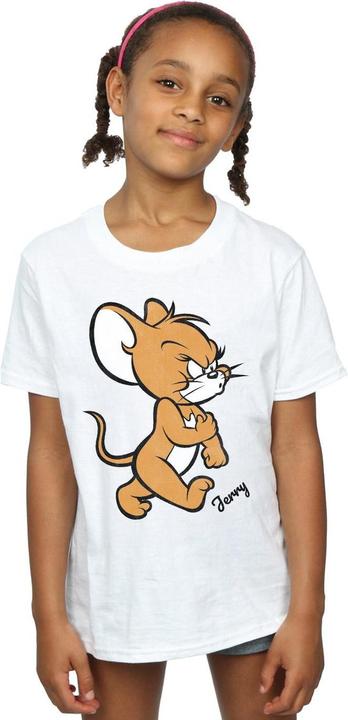 Immagine prodotto Tom & Jerry Maglietta da bambina in cotone con topolino (140, 146)