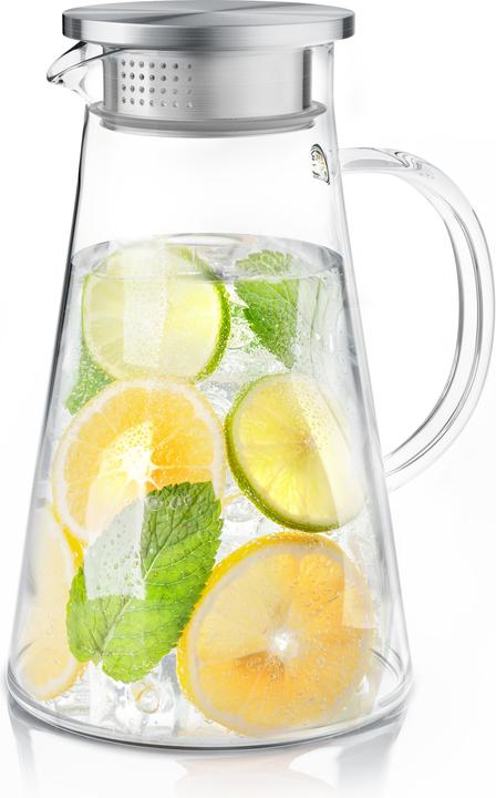 Arendo Glaskaraffe mit Deckel (1.80 l)